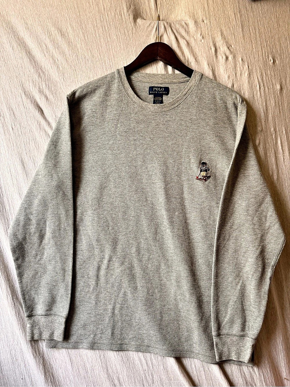 Polo Ralph Lauren Men's Long Sleeve Tee Gray XL